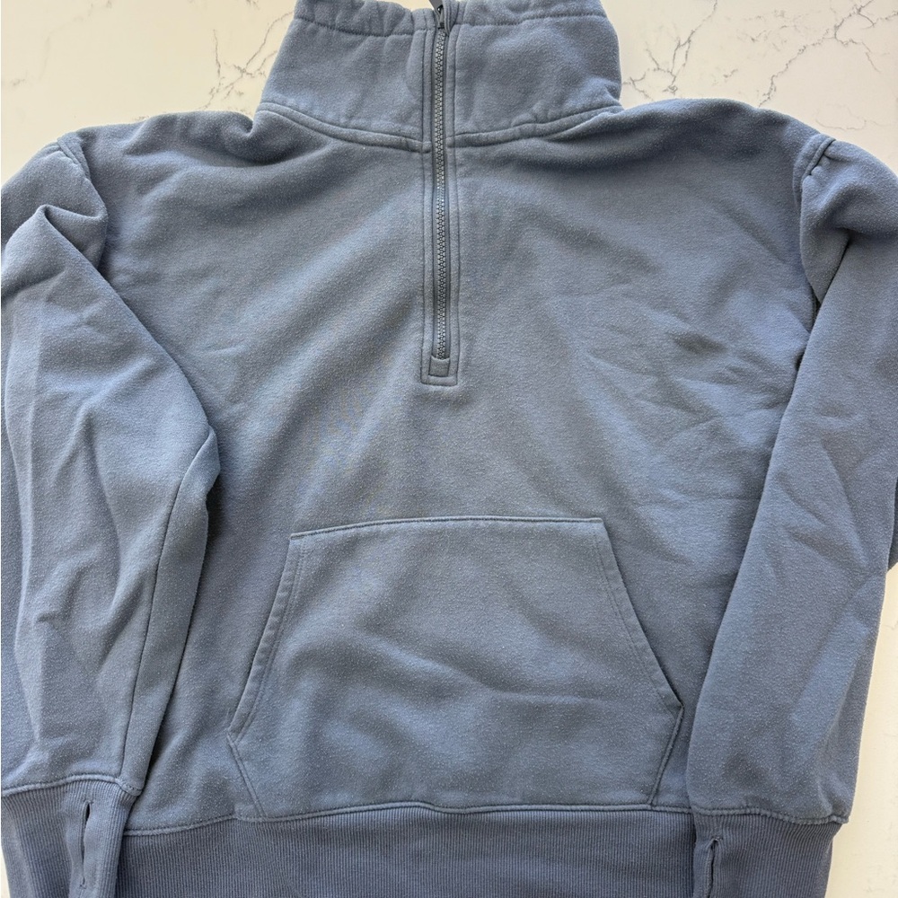 All in Motion Men's Gray Zip-Up Sweater
